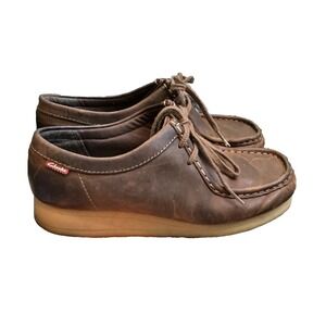 Clarks Wallabees Padmora Womens 8M Brown Classic Academia Boots Preppy Boho